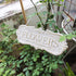 All Chic Metal Garden Sign Hanging Flower Sign Yard Sign Garden Decor Sign Door Hanger Metal Garden Decor Rustic Farmhouse Backyard Outdoor Wall D...