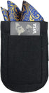 Wanty Premium Microfiber Pocket Square Holder, Men's Suit Handkerchief Keeper, 2 Pack...