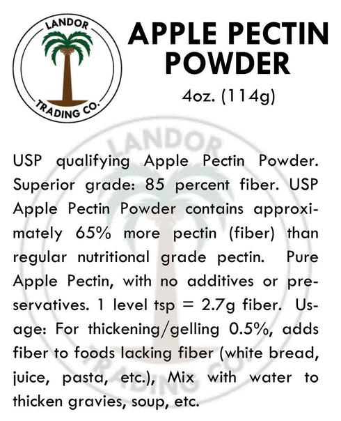 Apple Pectin 4 Ounces (USP Qualified) (114 Grams)...