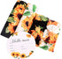 Galabloomer Receiving Blanket Headband Set Flower Print Baby Swaddle Receiving Blankets Sunflower...