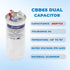 COOLWAY 45/7.5 uF 45+7.5 MFD 370V or 440V Dual Run Start ac Capacitor for ac 45 7.5 CBB65r CBB65b Capacitor 370 440 vac Air Conditioner Capacitor ...