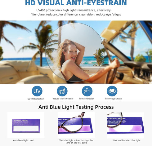 4 Pack Reading Glasses Blue Light Blocking for Women,Designer Cat Eye Frame Ladies Computer Readers,Anti Glare/UV Ray Eyeglasses 1.25...