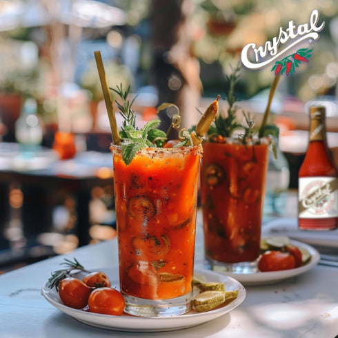 Crystal, Hot Sauce and Extra Hot Sauce Combo, 6 Ounce Bottle (Pack of 2)...