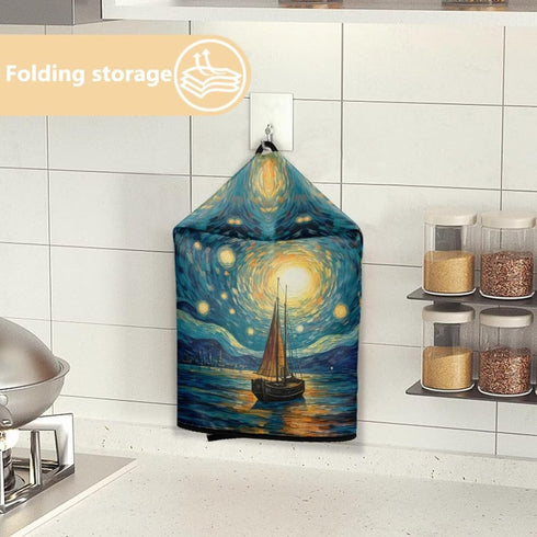 Starry Sky Meat Slicer Cover Blue Kitchen Appliance Covers For Home Meat Bags Dust Cover for Protect for Women Home Decor...