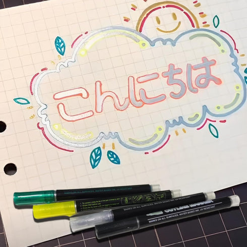 24 Colors Double Line Outline Pens, Outline Markers Self-outline Metallic Markers, Shimmer Marker Set,Glitter Markers Pen Set for Kid Adults Drawi...
