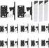 RV Drawer Latches and Catches, 12 Pack RV Cabinet Door Latches and Catches, 10 LBS Pull Force Latch for RV Camper Motor Home Trailor Office Cabine...