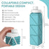 3pcs Collapsible Water Bottles,BPA-Free Leak-Proof Silicone Foldable Water Bottle Cup 20.6oz,Durable Lightweight Bottle for Gym Travel Camping Hik...