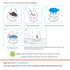 10 pcs Clear Sticky Adhesive Pads for Socket Base,1.34 inches Transparent Double Sided Tapes Replacement for Collapsible Grip,Small Car Phone Hold...