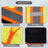 High Visibility Reflective Safety Vest with Zipper and Pockets (Yellow & Black),Medium...