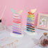 NiHome 2 Pack Iridescent Acrylic Mermaid Tail Scrunchie Holder, Scrunchie Holder Stand, Scrunchie Organizer for Headbands, Hair Ties and Bracelets...