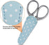Sewing Embroidery Scissors Mini 3.6 inch Craft Scissors Shears for Crafting Fabric Scissor for Art Work Threading Needlework DIY Tools with Leathe...