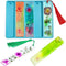 Szecl Bookmark Mold with Tassels, Rectangle Bookmark Silicone Mold for Epoxy Resin Casting 3.90 inch Resin Bookmark Mold Kit with 10 Pcs Colorful ...