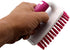 Dependable Industries Inc. Essentials Scrub Brush Comfort Rubber Grip & Flexible Stiff Bristles Heavy Duty for Bathroom Shower Sink Carpet Floor -...