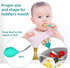 Deejoy Toddler Utensils, Toddler Spoons and Forks, Stainless Steel Spoon Toddler Silverware Set, Kids Silverware Self Feeding Flatware Set with Tr...