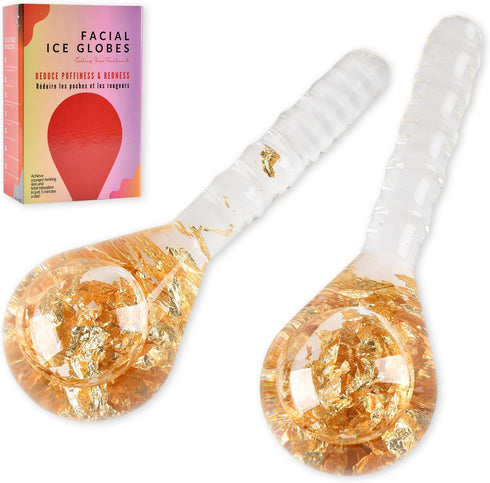 Ice Globes Upgraded, Cryo Stick Ice Globes for Face Eye Neck Relief Massage, Cooling Ball with Anti-Slip Handle to Tighten Skin, Reduce Puffiness ...