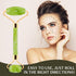 Jade Roller & Gua Sha Facial Tools, Natural Anti-Aging Jade Beauty Skin-Care Tool Face Roller to Rejuvenate Facial Skin Cooling, Slimming & Firmin...