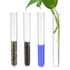 uxcell 10Pcs PS Plastic Test Tubes with Cork Stoppers, Round Base, 12x60mm, Storage Container for Scientific Experiments Sample Display Decoration...