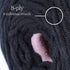 400g 8 Ply 100% Acrylic Yarn for Tufting, Crochet, Rug Weaving, Knitting, Crafts, Stitching Thread - 1 Cone x 400g (425m-475m) (Black)......
