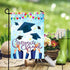 Wamika Congrats Grad Graduation Cap Confetti Double Sided Garden Yard Flag 12" x 18", Celebrate Graduation Season Summer Holiday Decorative Garden...