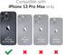 Crave Slim Guard for iPhone 13 Pro Max, Shockproof Case for Apple iPhone 13 Pro Max (6.7") - Black...