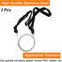 3 Pcs Hand Pocket Chainsaw Stainless Steel Emergency Saw Kit Mini Survival Wire Saw with Rope Handle for Cutting Hunting Hiking Backpacking Gear(B...
