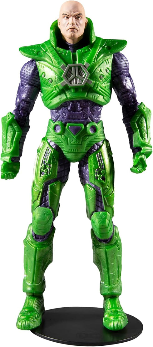 McFarlane Toys DC Multiverse Lex Luthor in Green Power Suit 7" Action Figure with Accessories, Multicolor...