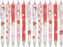 YYaaloa 12pcs Cute Strawberry Pens Black Gel Ink Pens Retractable 0.5mm Gel Pens Nice Gifts Fun Pens for Kids Girls Boys Christmas Gifts...