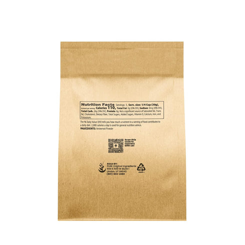 Pure Original Ingredients Arrowroot Powder (4 oz) Corn Starch Alternative, Thickener & Binder,...