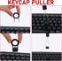 Key Cap Removal Tool, 7 Pcs Keycap Puller Kit Stainless Steel Keyboard Switch Puller Keyboard Remover Keyboard Cleaner Tools Set with Keyboard Bru...