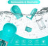 Dog Water Bottle Portable 4 in 1 Pet Travel Bowl 10oz Water Dispenser Dog Walking Accessories for Dogs Cats Camping Hiking Food Bowls with Garbage...