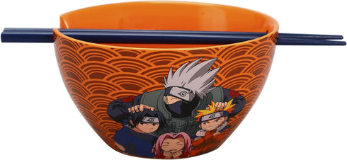 Bioworld Naruto Anime Heroes 20 oz Ramen Bowl With Chopsticks...
