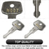 N007 Thule roof rack replacement key,Thule Series frame key,Replacement key for Yakima & Thule Ski, Roof,Cargo Box, Carrier Racks and Crossbars[Co...