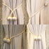 Fullgaden 2 Packs Magnetic Curtain Tiebacks with Unique Wooden Balls,Classic European Window Tie Backs Holders for Home Office Kitchen Sheer Black...