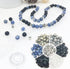 180pcs Stone Beads Jewelry Making Kit, Natural Gemstone Healing Round & Chip Beads with Tibetan Silver Spacer Beads for Bracelet kit...