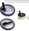2PCS Tumbler Flip Straw Lid Replacement Fit for Stanley Quencher 40 oz, Leak-Proof, Straw Lid Replacement Fit for HydroJug Traveler,Reusable Tumbl...