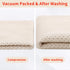Homaxy 100% Cotton Waffle Weave Kitchen Dish Towels, Ultra Soft Absorbent Quick Drying Cleaning Towel, 13x28 Inches, 4-Pack, Beige...