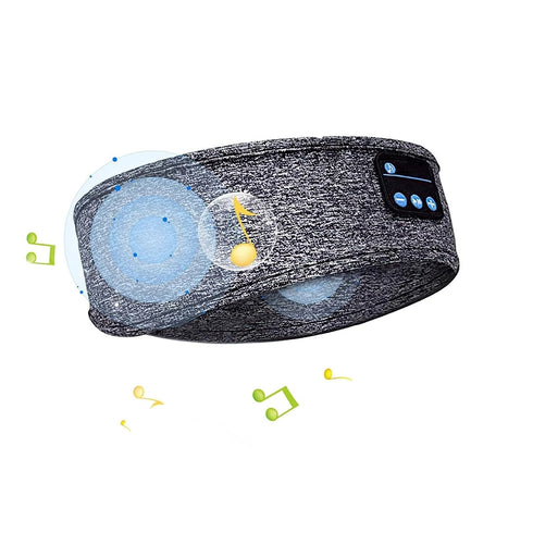 Bluetooth Music Sleep Headphones, Bluetooth Sports Headphones, Talking Hairband with HD Stereo Speakers for Exercise, Jogging, Yoga, Insomnia, Tra...