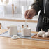 ONTUBE Ceramics Creamer,Porcelain Coffee Milk Creamer Pitcher with Handle for Home and Kitchen - 10 oz (White)...