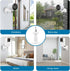 Dual Pack Wall Mount for Wyze Cam Pan V3 - All-Angle Swivel & Tilt Adjustable Bracket for Indoor & Outdoor Use.Mount Compatible with SimpliSafe Ou...