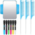 Geiserailie 10 Pcs Hair Styling Tools Set Magnetic Gel & Silicone Wristband for Stylists and Braiders, Wrist Strap, 3 Rat Tail Combs and 6 Plastic...