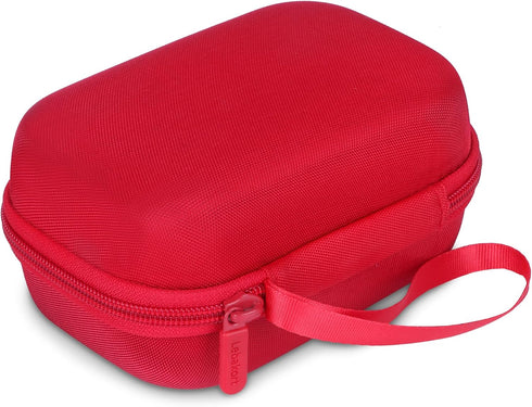 Hard Case Compatible with JBL Clip 5 Clip 4 Portable Bluetooth Speaker (Red Case)...