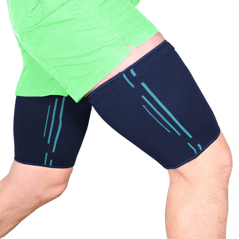 Thigh Compression Sleeve for Men & Women | Thigh Brace for Sciatica Pain Relief, Leg Injury, Hamstring & Hip Support | Ideal for Running & Workout...