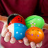 8 PCS Easter Wooden Eggs Shakers Musical Instruments Decorations Percussion Maracas Craft for Kids/Toddlers Hunt Game Gifts Basket Stuffers Filler...