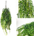 Artificial Hanging Vine, Weeping Willow Plastic Plants Greenery Leaves Fake Plant Faux Ivy Garland UV Resistant for Indoor Outdoor Garden Door Wal...
