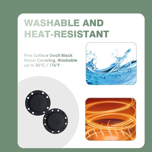 5pcs Magnetic Buttons for Clothing Sewable Snaps Invisible Hidden Sewing Button Snaps Sewing Button Snaps for Curtains Coats Jackets Bags Washable...