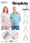 Simplicity Unisex Dual Port Access Chemo Top and Hoodie Sewing Pattern Kit, Code S9723, Sizes XS-S-M-L-XL, Multicolor...