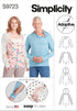 Simplicity Unisex Dual Port Access Chemo Top and Hoodie Sewing Pattern Kit, Code S9723, Sizes XS-S-M-L-XL, Multicolor...