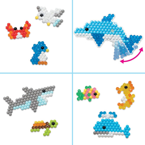 Aquabeads Arts & Crafts Ocean Life Theme Refill with Beads and Templates...