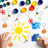 Tudomro Art Paint Party Favors Keychain Art Paint Splatter Palette Brush Keychain for Kids Artist Party Gift Supplies...