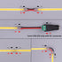 2 Pin 5mm COB LED Strip Connectors Transparent Solderless, 8 Pcs Strip to Strip, 22 Pcs Strip to Wire, 11 Pcs 22AWG 15cm/5.9in Long Extension Wire...